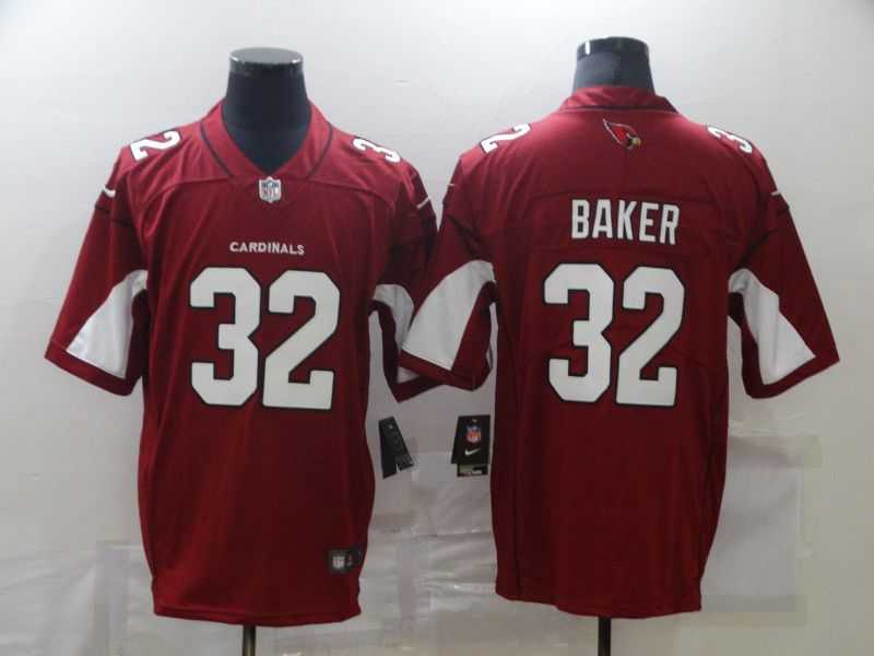 Men Arizona Cardinals 32 Baker Red Nike Limited Vapor Untouchable NFL Jerseys